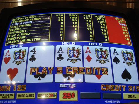 play video poker machines for free